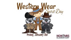 kids and wolf wearing western wear 